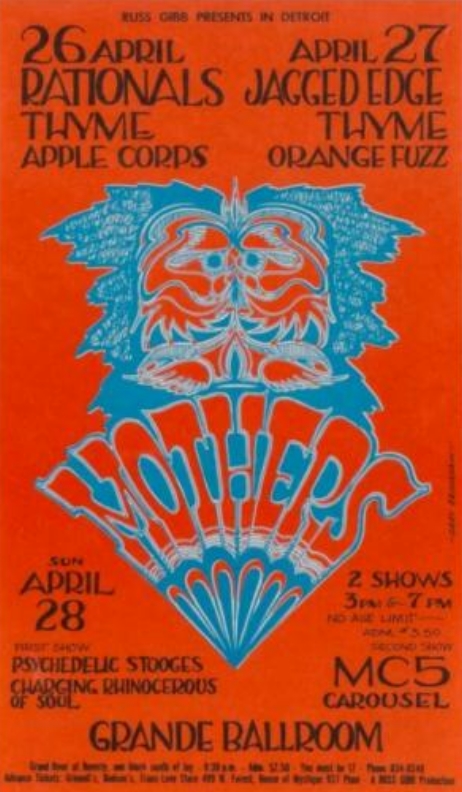 28/04/1968Grande Ballroom, Detroit, MI